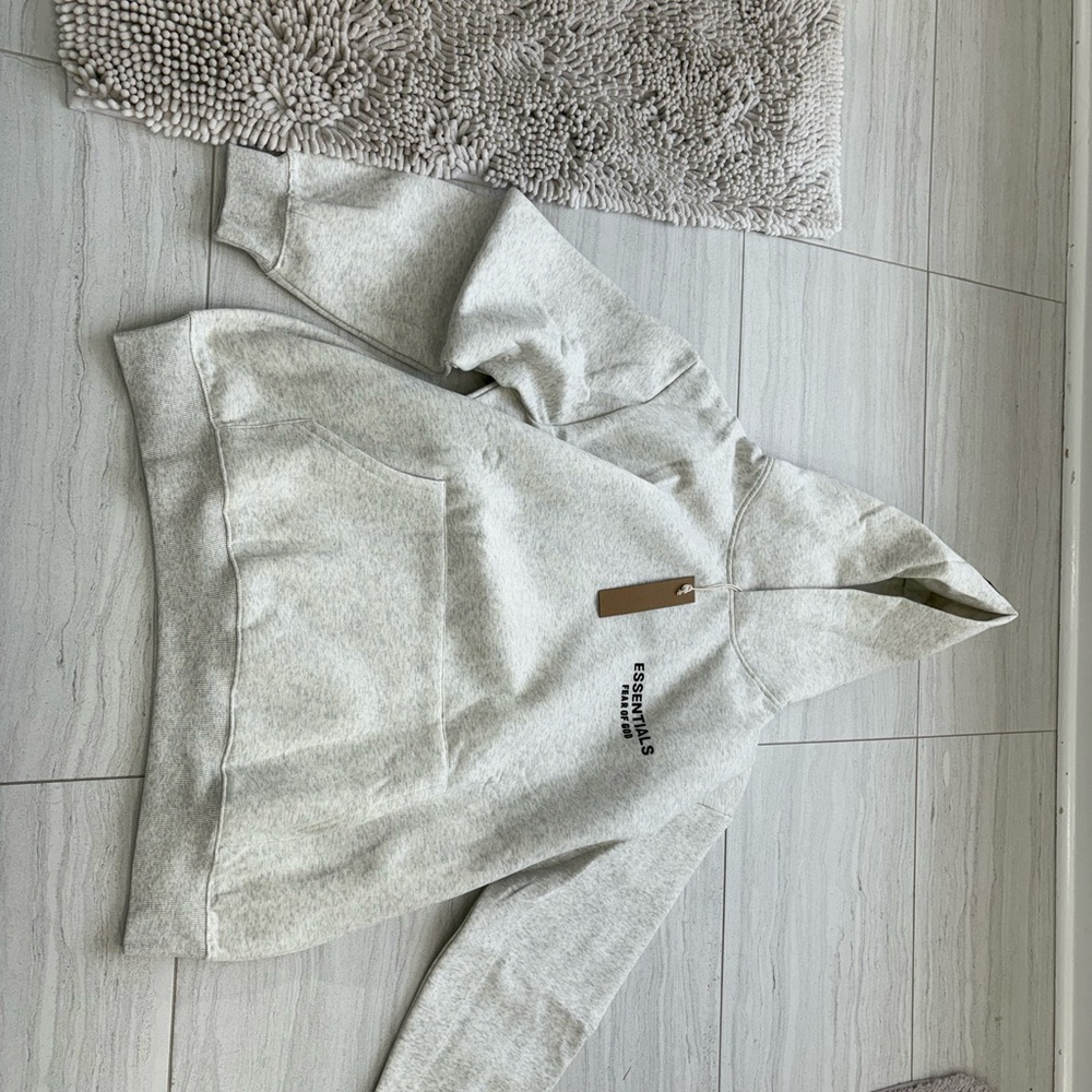 Essentials Light Gray Hoodie